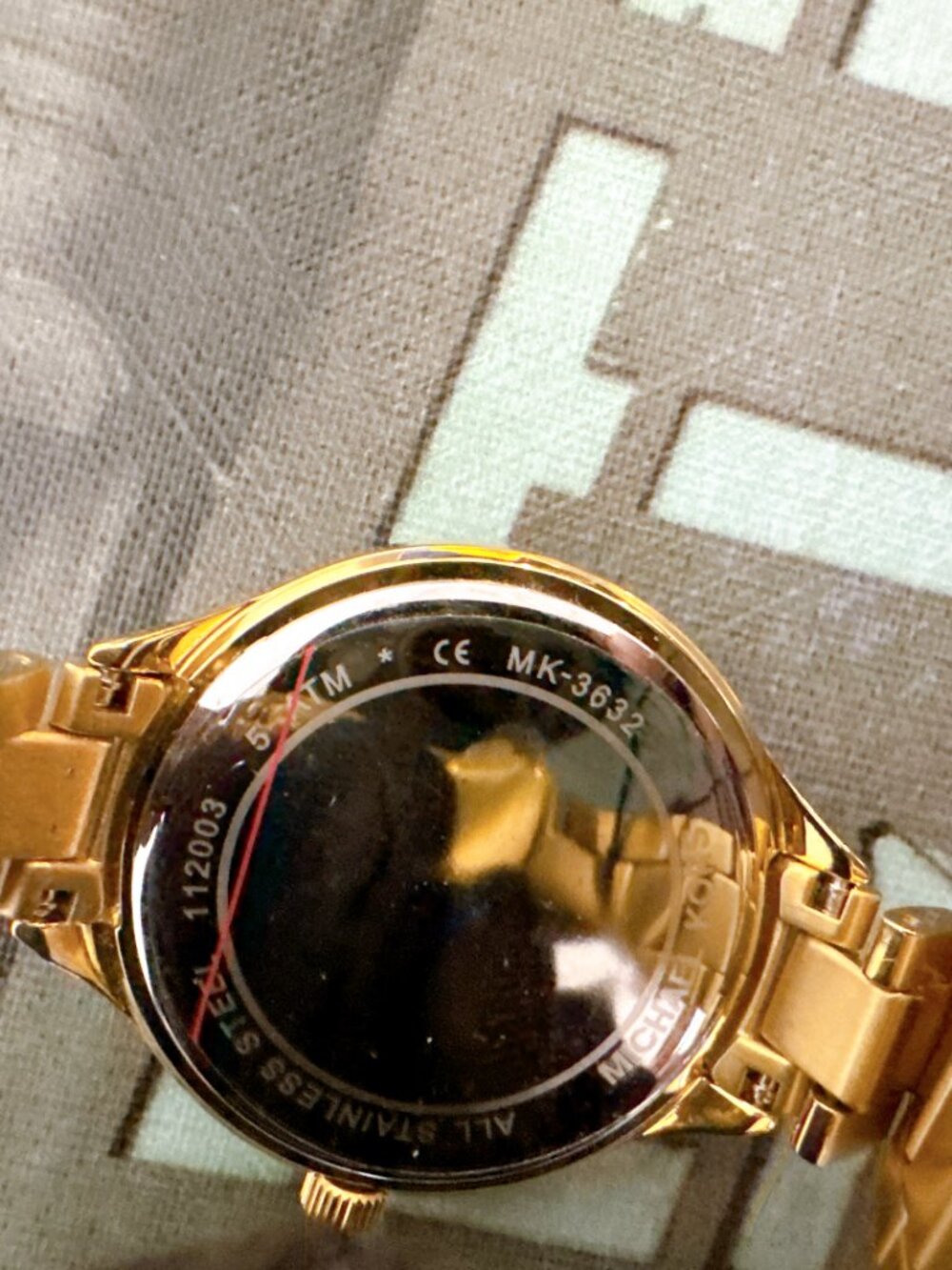 Michael Kors MK3632 Pavé Gold-Tone Watch - Picture 6 of 6